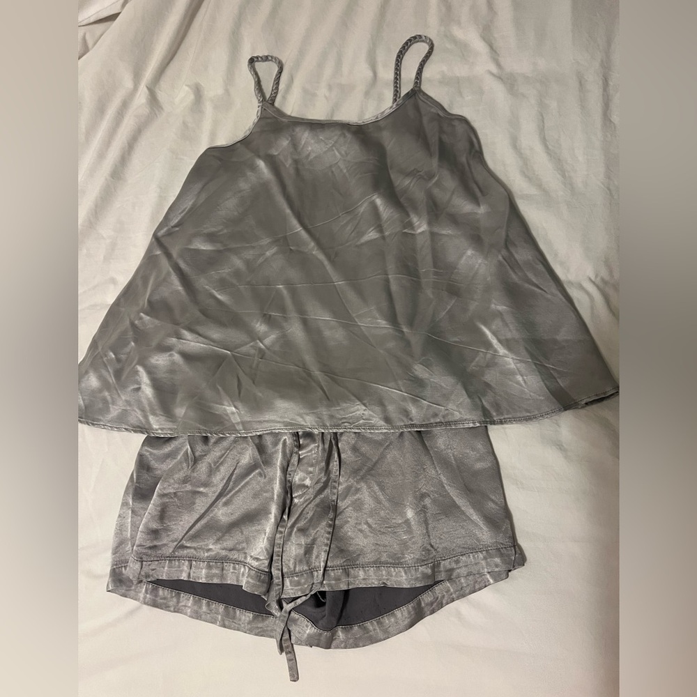 PJ Harlow Pajama Set - Silver